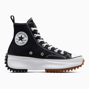 Converse OG Run Star Hike Unisex High Top Platform Sneaker in Black, Size 10